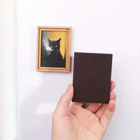 Cute cat refrigerator magnet