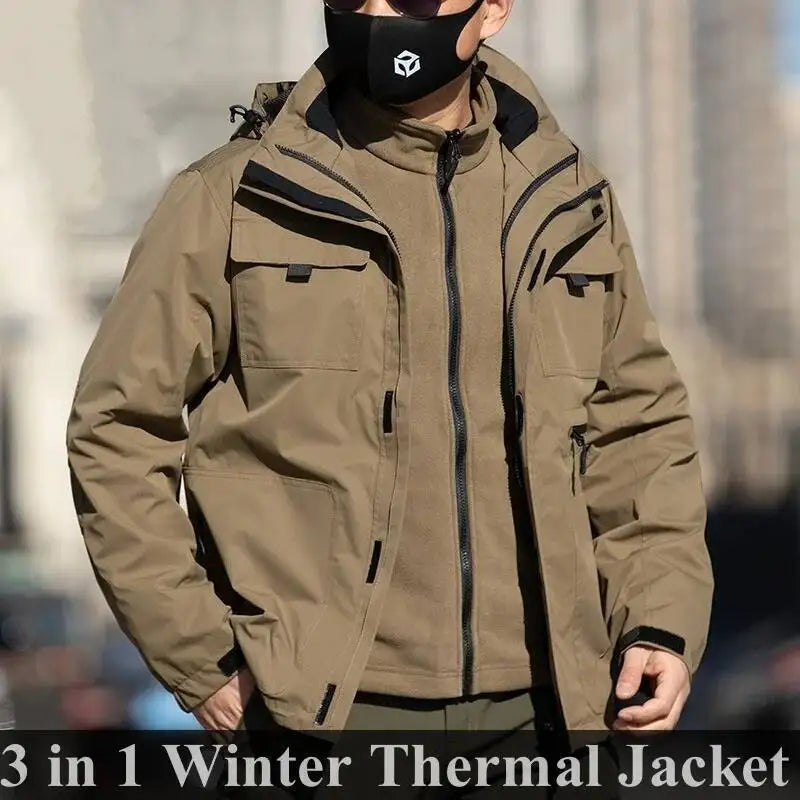 Winter Windproof Warm Mens Jacket