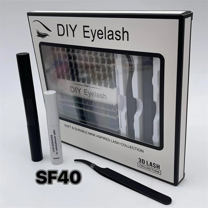 DIY Cluster False Eyelashes Kit