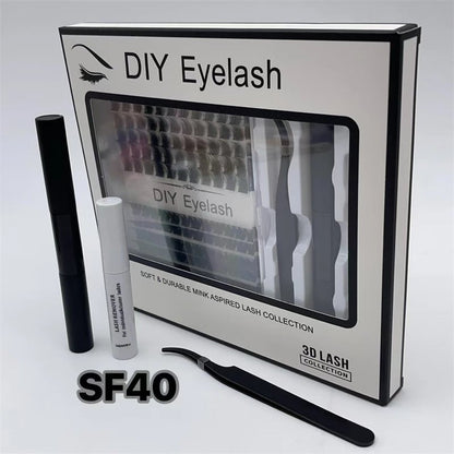 DIY Cluster False Eyelashes Kit
