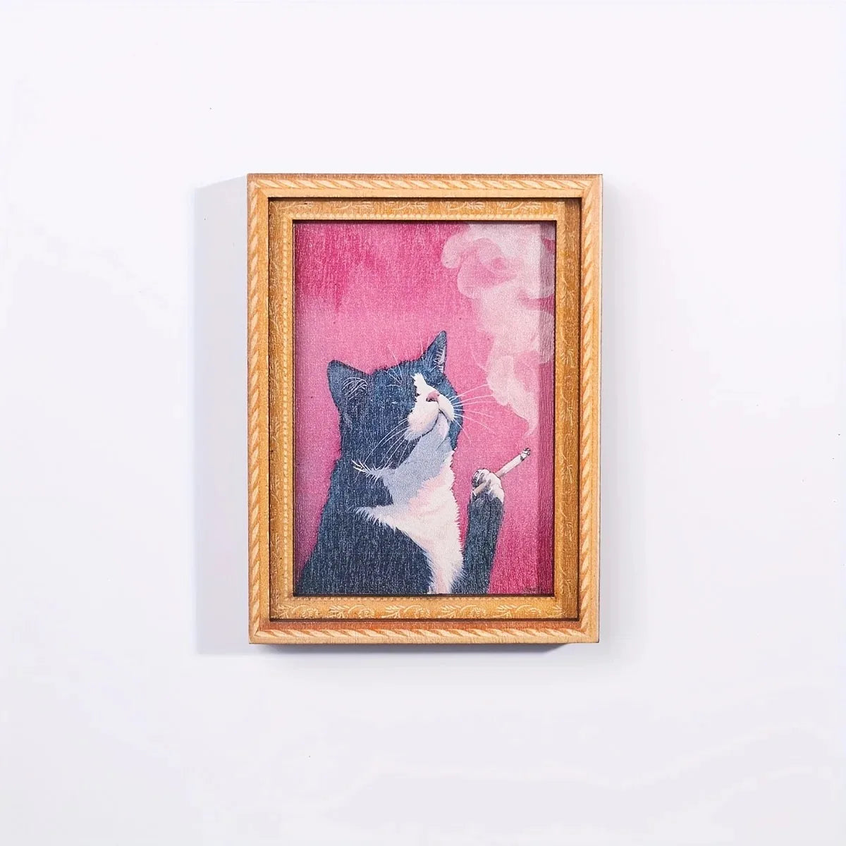 Cute cat refrigerator magnet