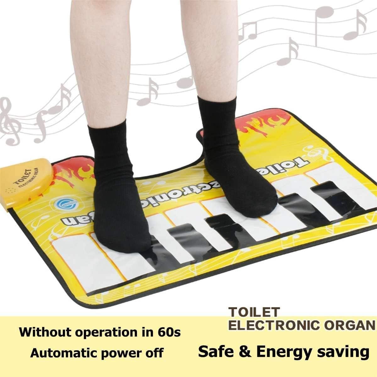 Musical Electronic Toilet Piano Carpet Mat