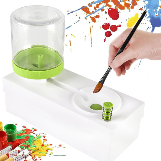 Paint Brush Cleaner and Rinser With Drain