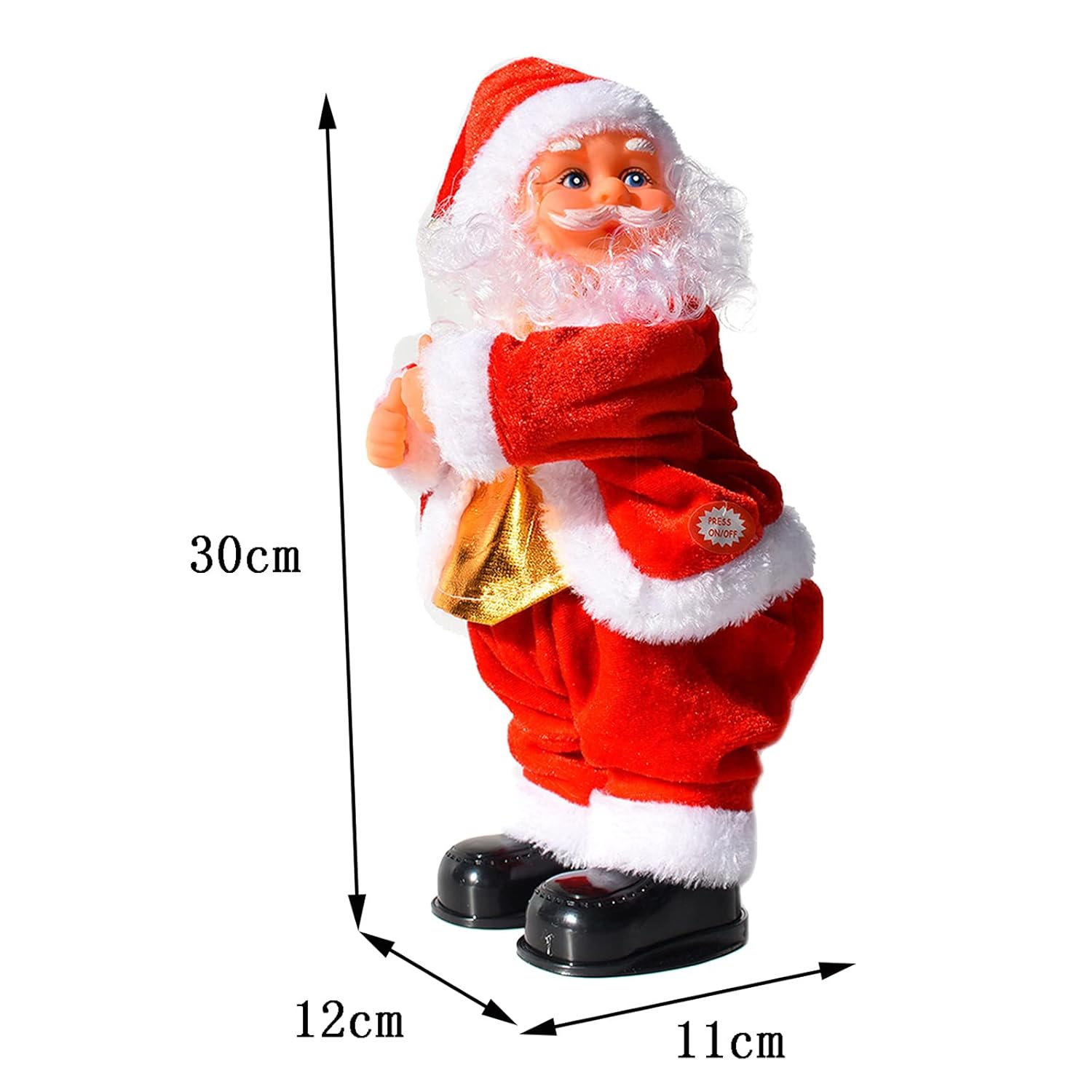 Electric Twerking Santa Claus Toy