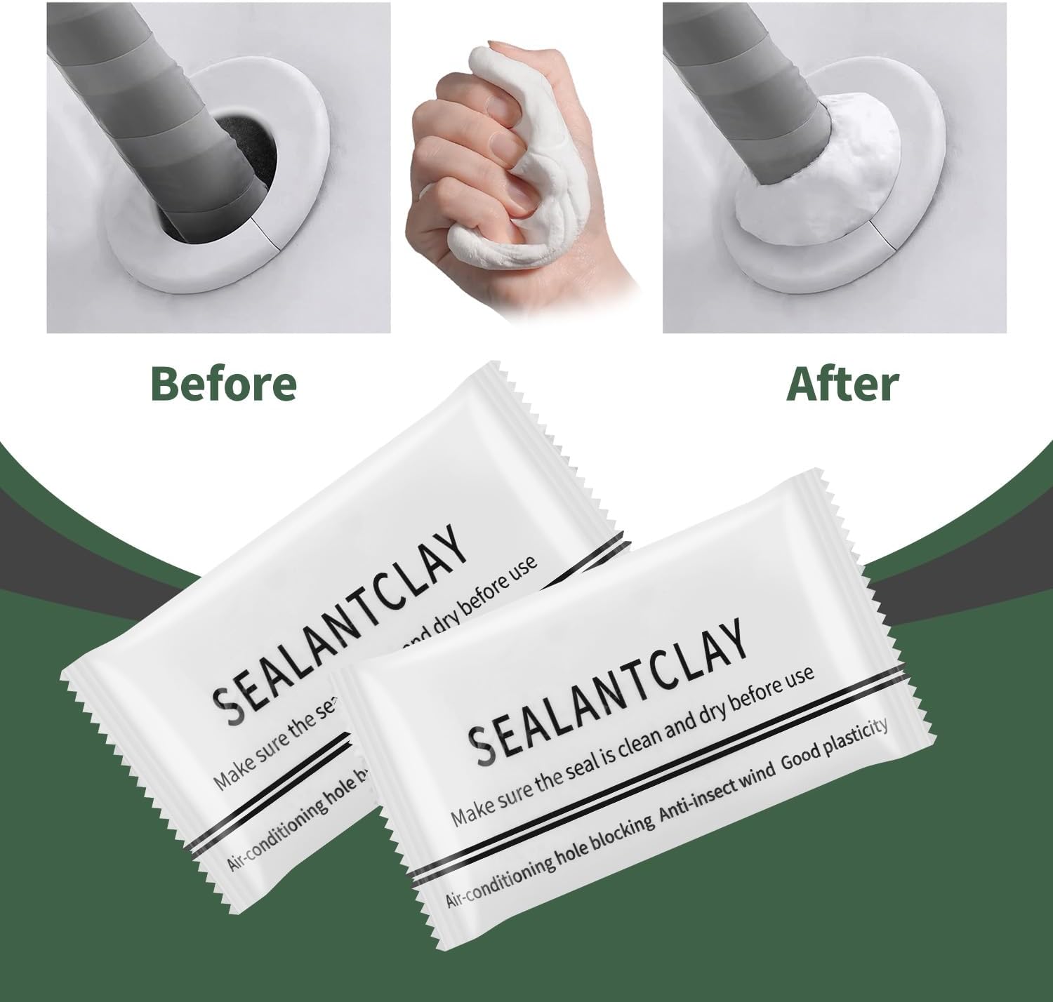Waterproof White Seal Putty Clay