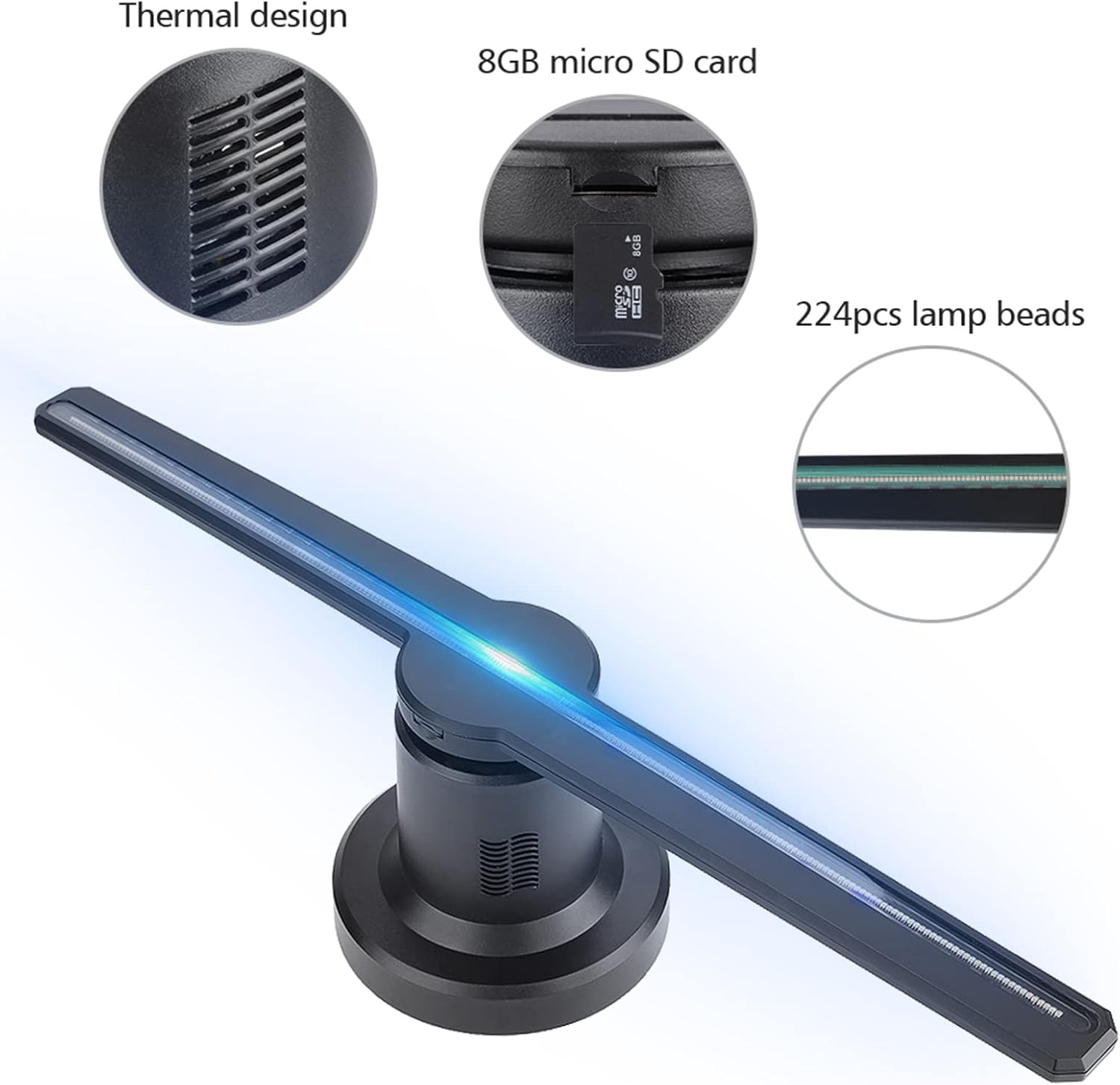 3D Holographic Fan Display