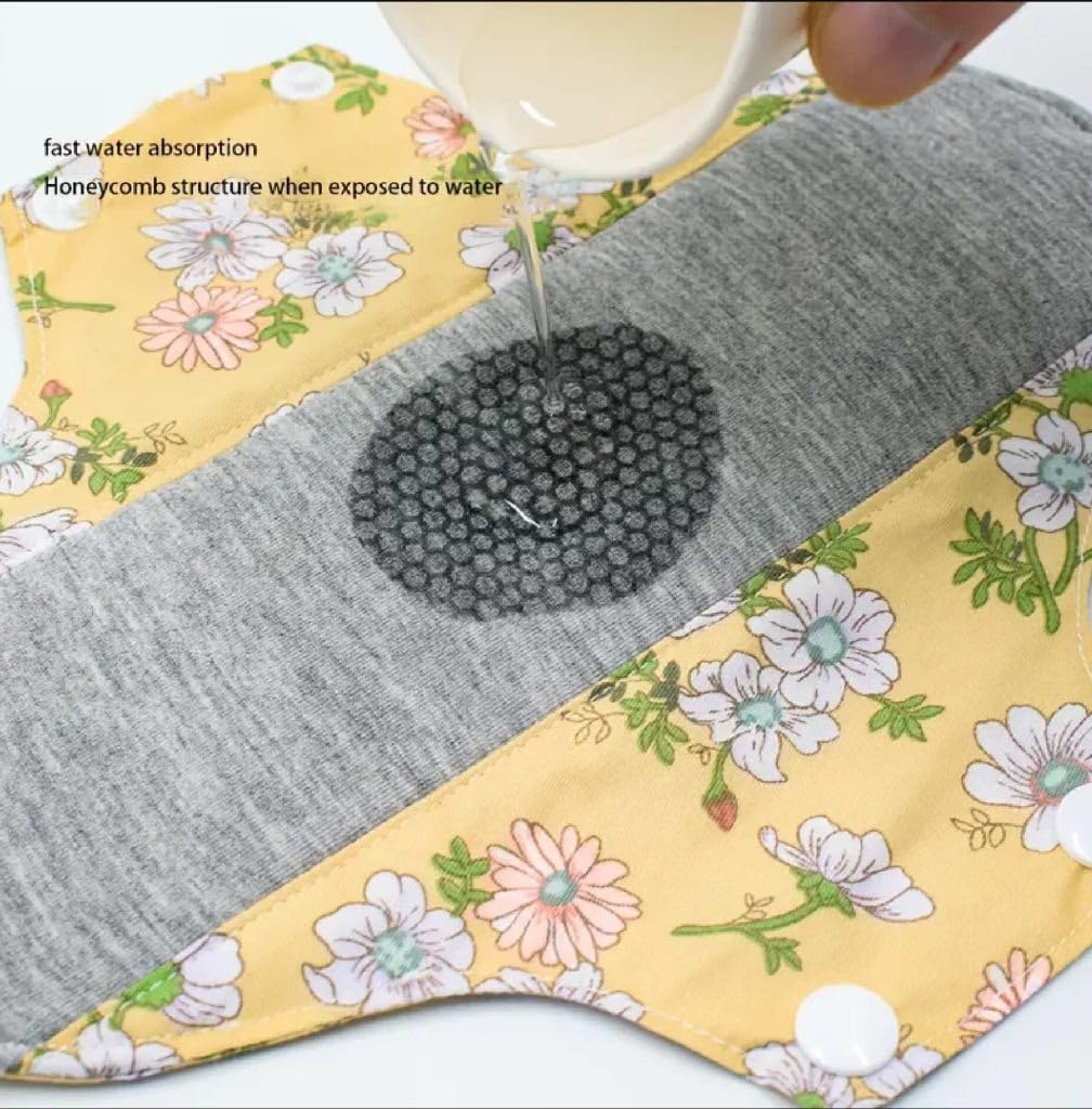 Reusable Cloth Period Pads Washable Napkin for Heavy Flow