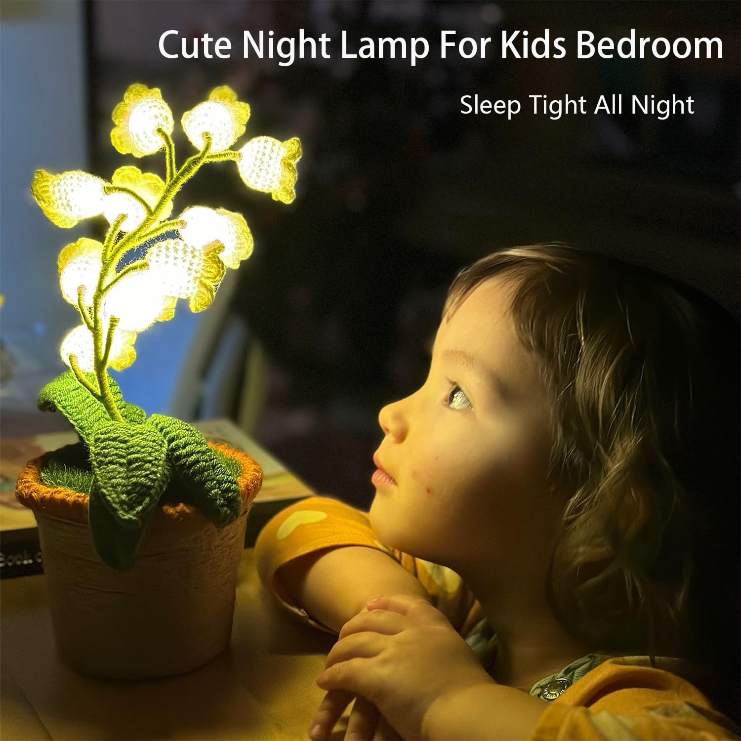 Crochet Artificial Flowers with Night Lights