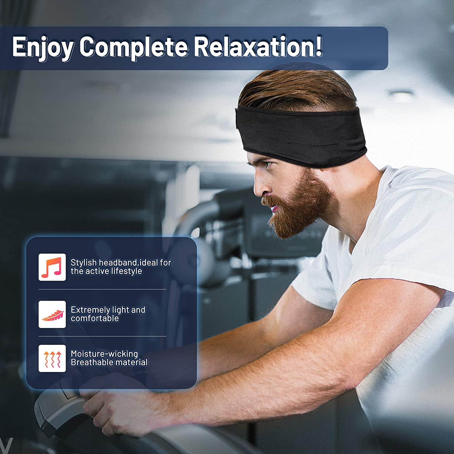 Bluetooth Sleep Eye Mask Wireless Headphone