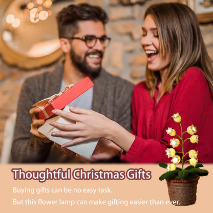 Crochet Artificial Flowers with Night Lights