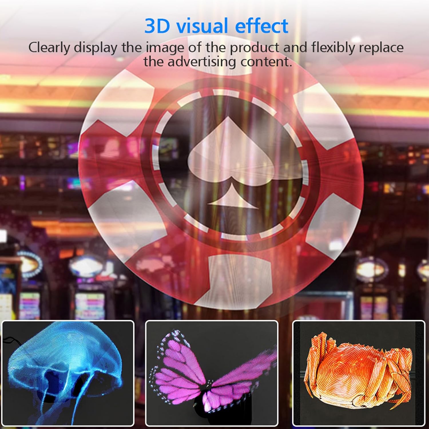 3D Holographic Fan Display