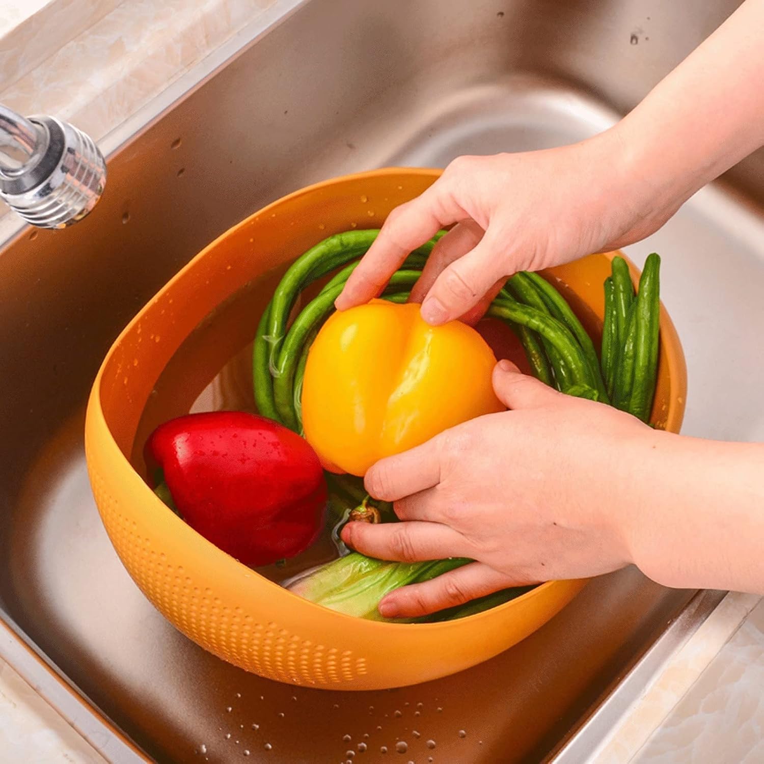 Drain Washing Basket
