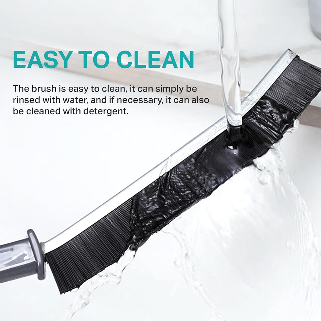 Black Hard Bristle Crevice Cleaning Brush