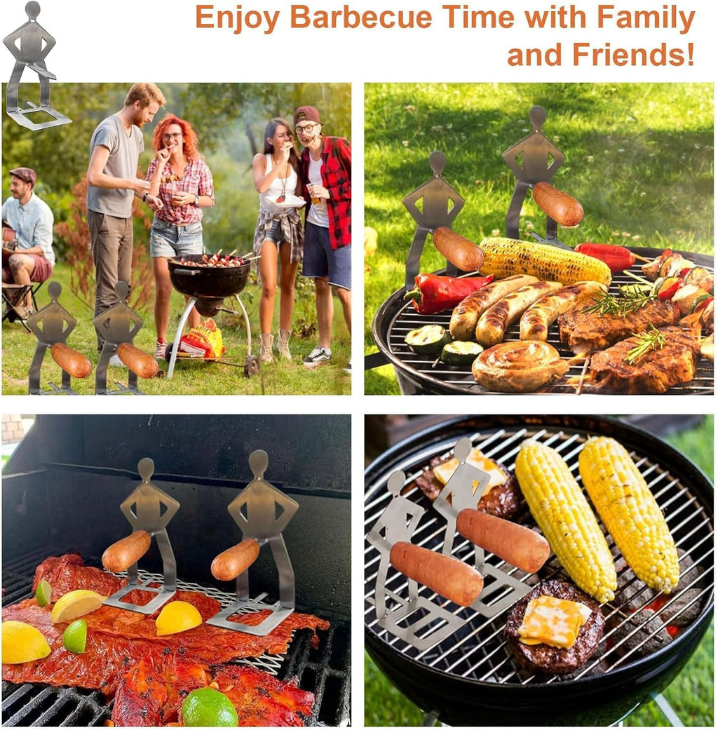 Camping Grill & BBQ Stand Set, Premium BBQ Accessories for Men