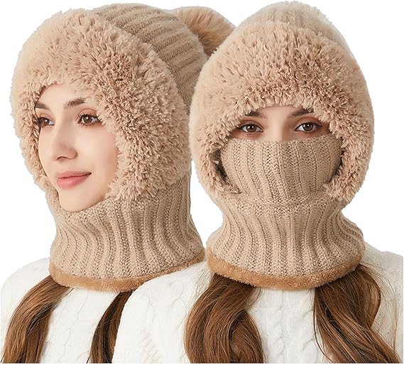 Women’s 3-in-1 Knitted Hat