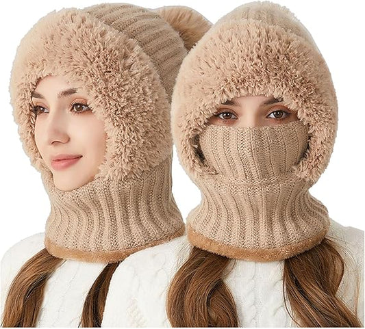 Women’s 3-in-1 Knitted Hat