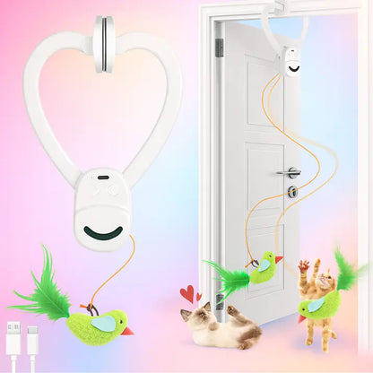 Door Hanging Flying Cat Toy