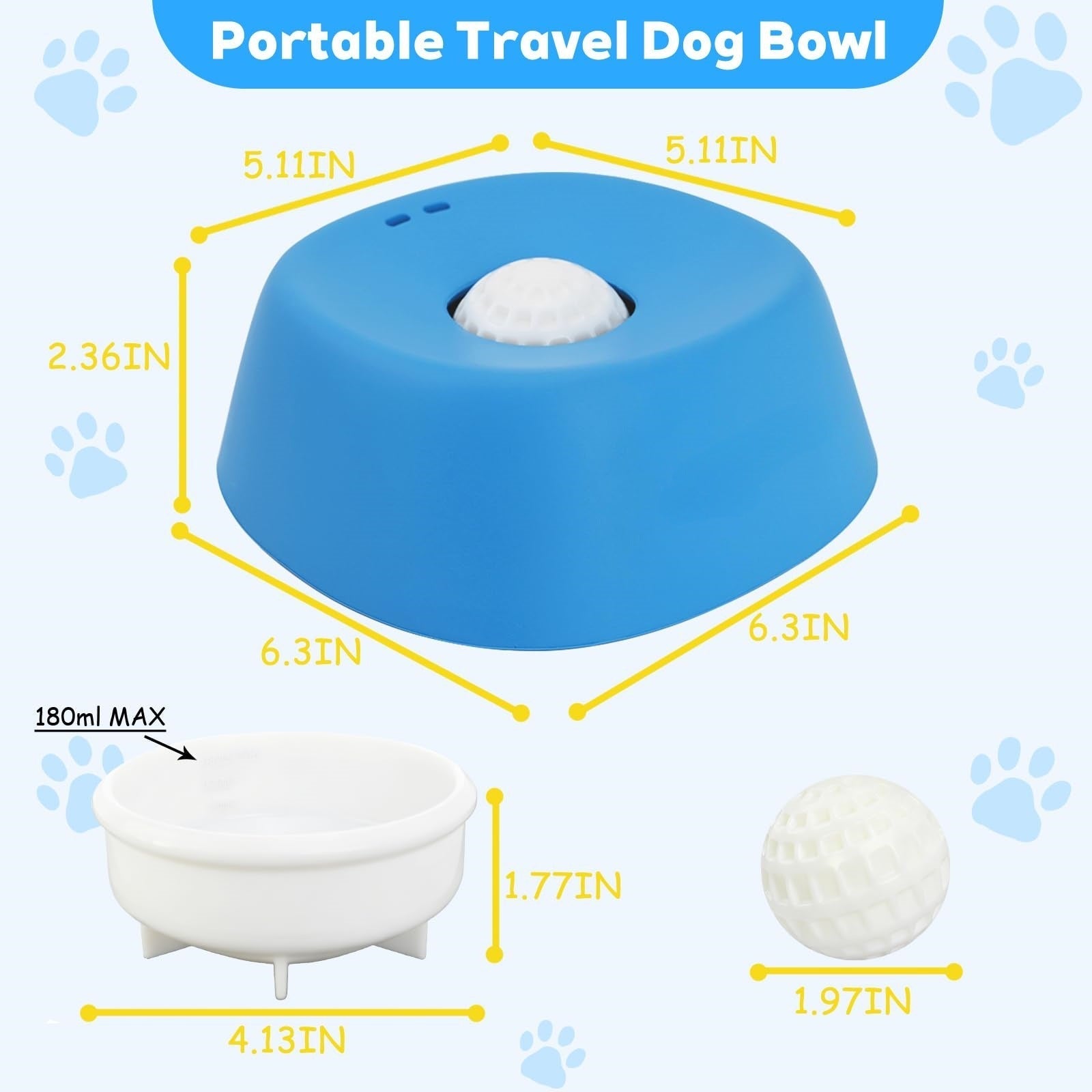 Slow Feeder Dog Bowl
