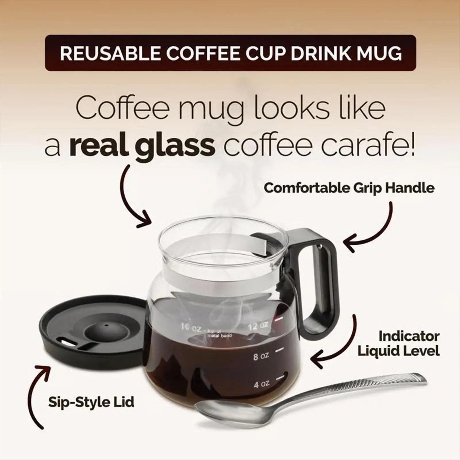 Coffee Carafe Collectible Mug
