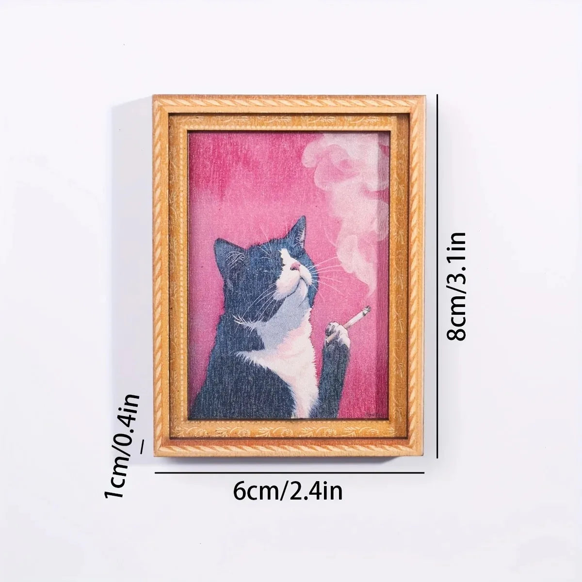 Cute cat refrigerator magnet