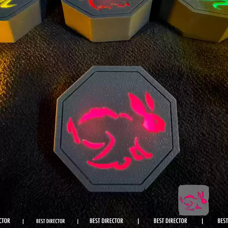Jackie Chan Zodiac Talismans Keychain