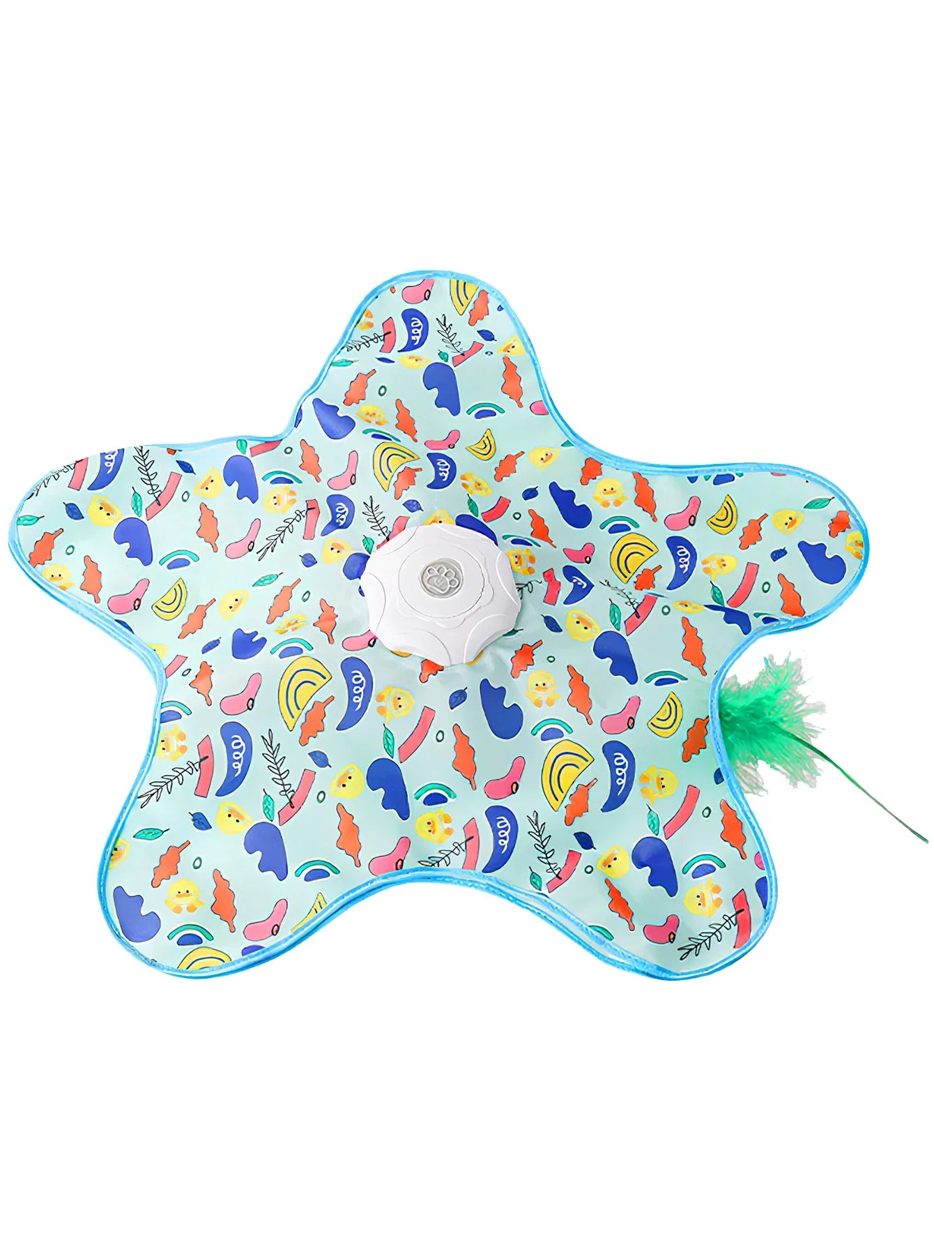 Electronic Flashing Feather Toy for Cats