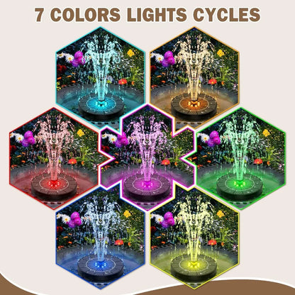 Solar LED Fountain Light