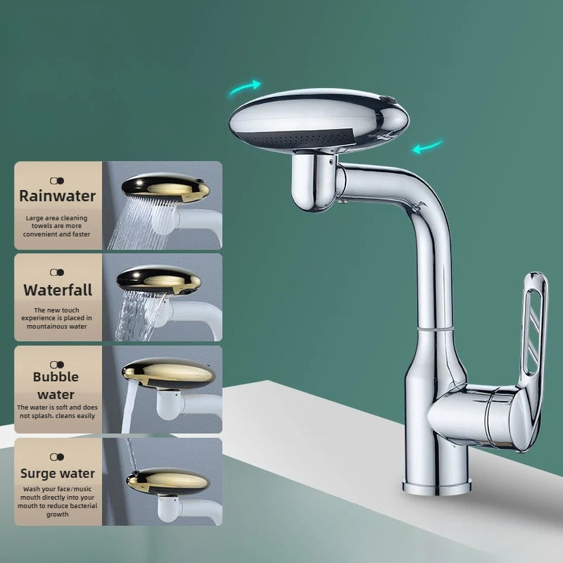 Multi-Mode Stainless Steel Faucet