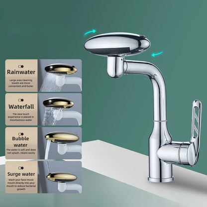 Multi-Mode Stainless Steel Faucet