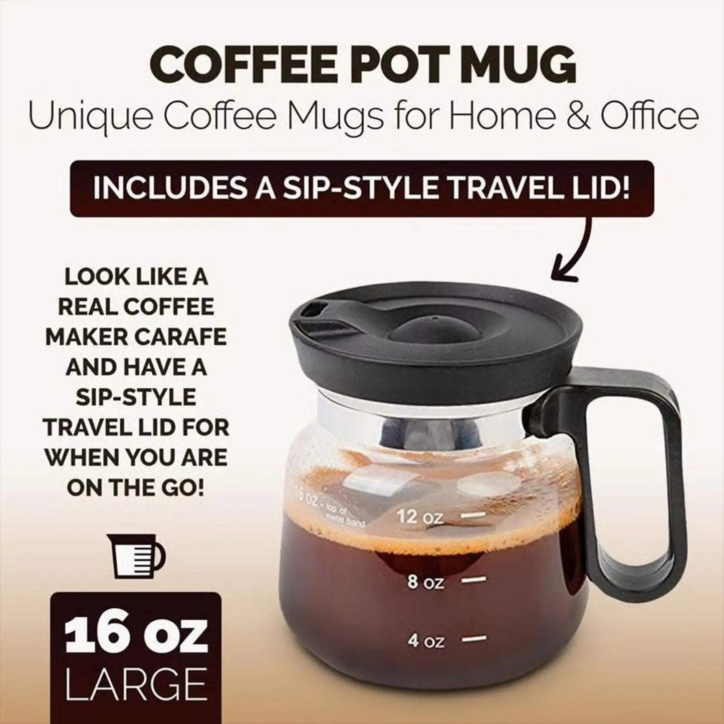 Coffee Carafe Collectible Mug