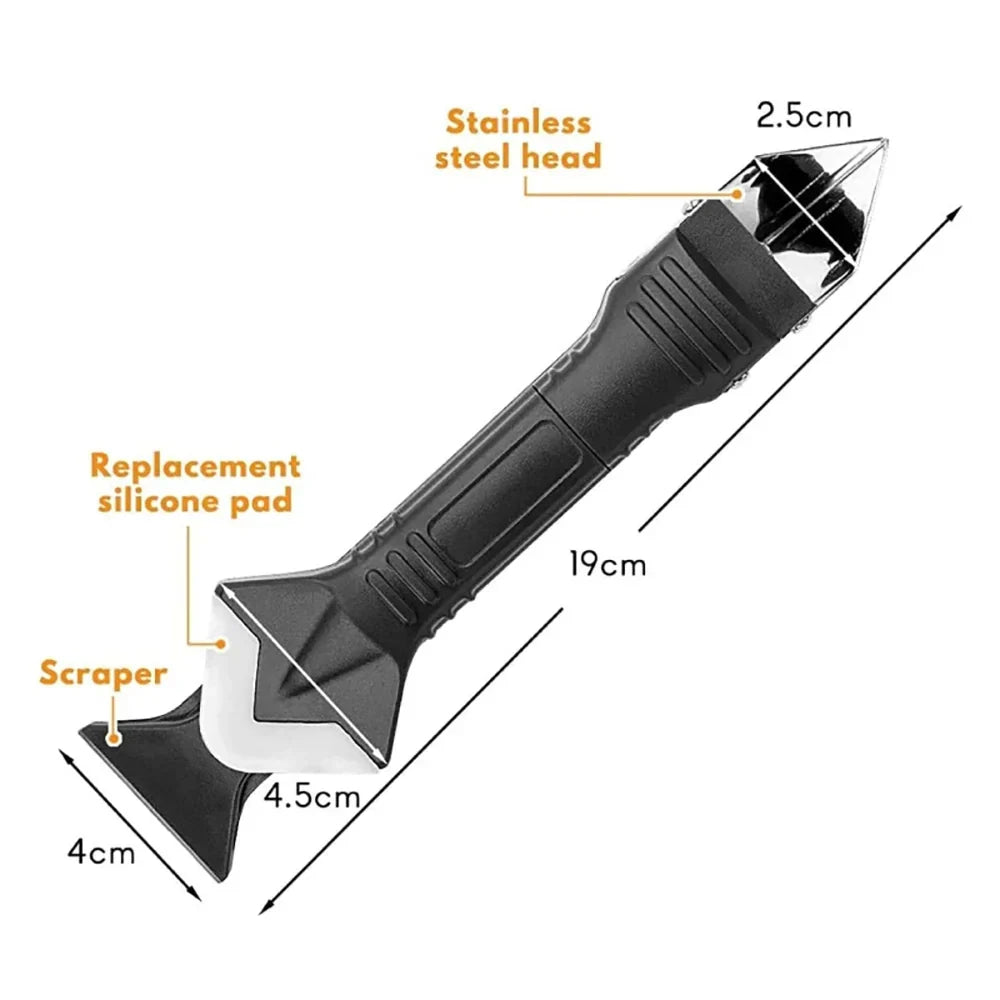 5 in 1 Metal Head Shovel Glue Tool Kit