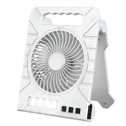 Portable Solar Rechargeable Fan