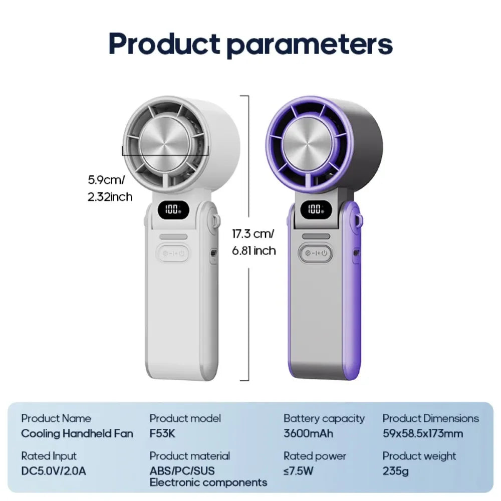 Foldable Handheld Cooling Fan
