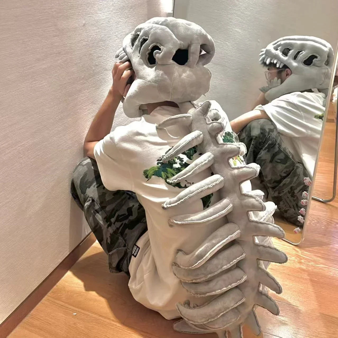 Dinosaur Skeleton Plushie