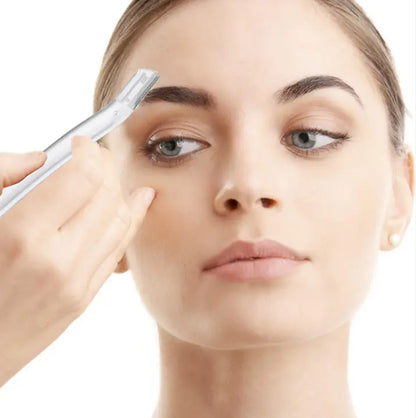 Stainless Steel Eyebrow Scissors with Comb