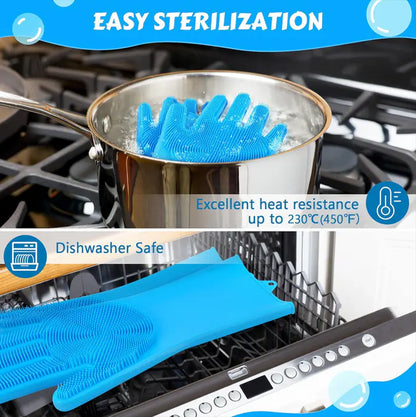 Silicone Dishwashing & Cleaning Gloves