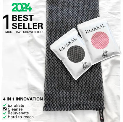 Long Exfoliating Shower Towel