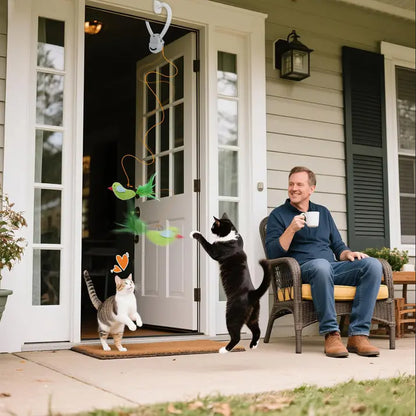 Door Hanging Flying Cat Toy
