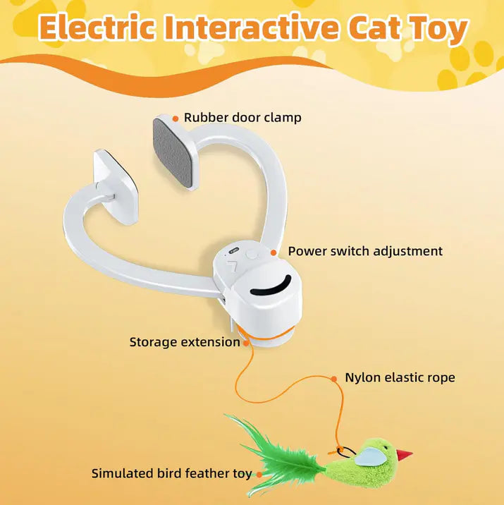 Door Hanging Flying Cat Toy