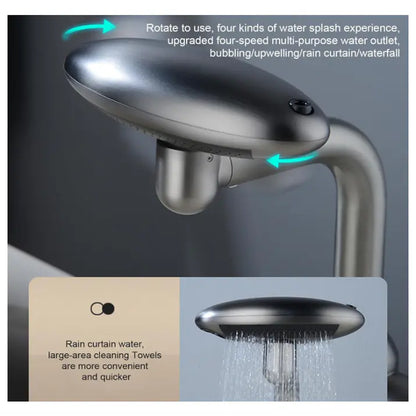 Multi-Mode Stainless Steel Faucet