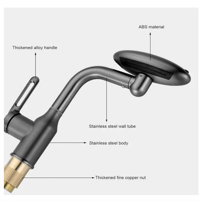 Multi-Mode Stainless Steel Faucet