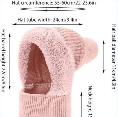Women’s 3-in-1 Knitted Hat