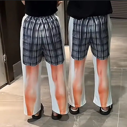 Faux Layered Lounge Pants