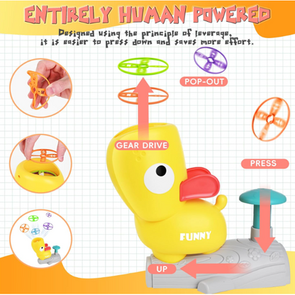 Stomp Flying Disc Launcher Toys for Kids