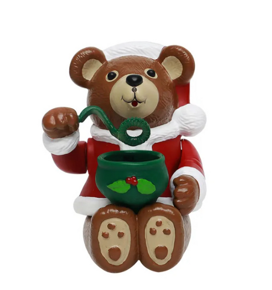 Christmas Bubble Blower Bear