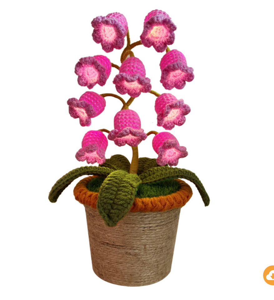 Crochet Artificial Flowers with Night Lights