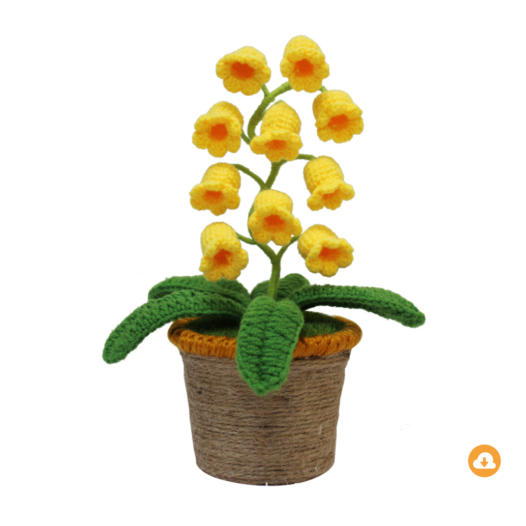 Crochet Artificial Flowers with Night Lights