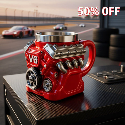 V8 Engine with Inner Liner Mug